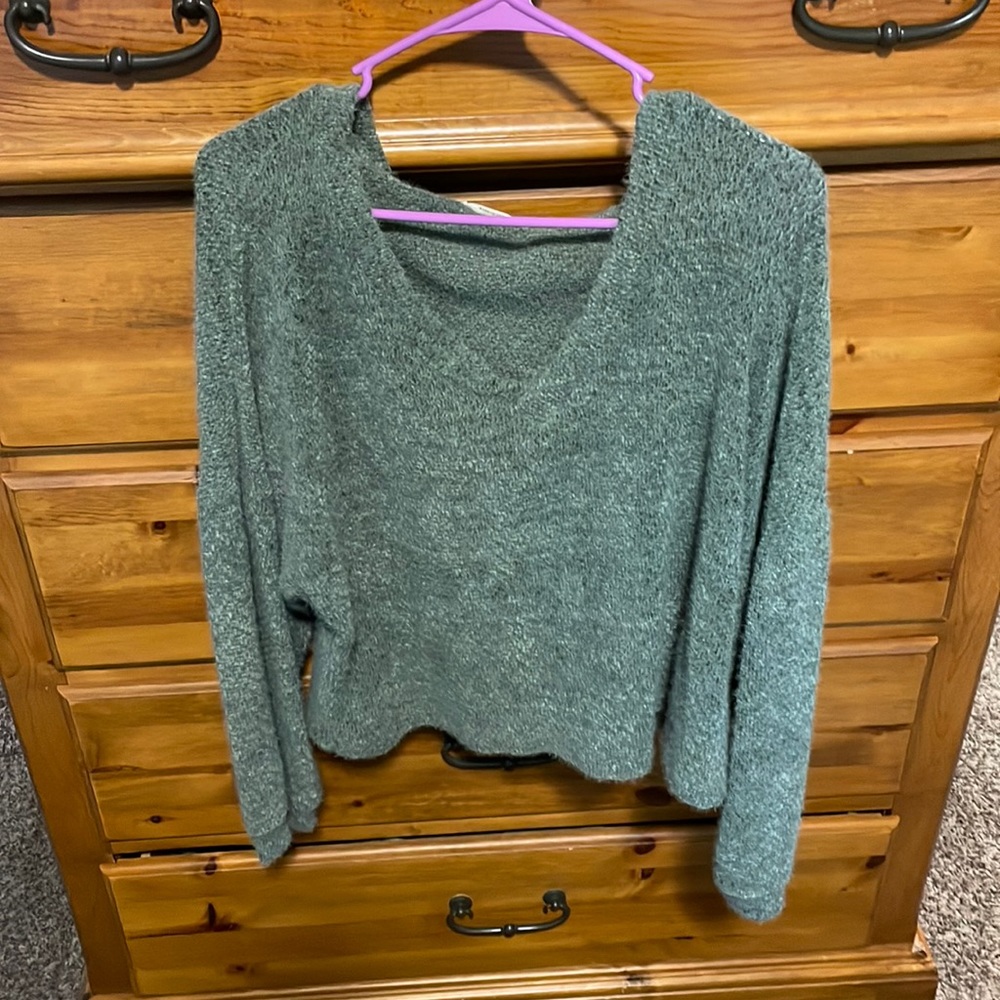 Green sweater